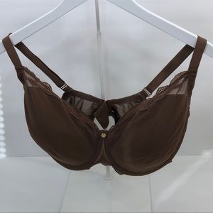 Natori Brown Lace Bra Size 40H